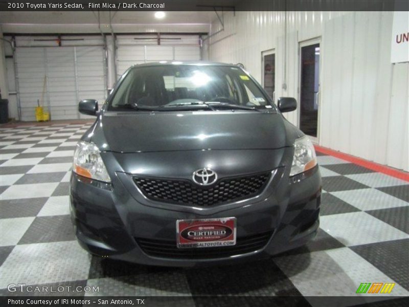 Flint Mica / Dark Charcoal 2010 Toyota Yaris Sedan