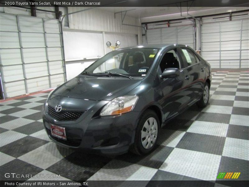Flint Mica / Dark Charcoal 2010 Toyota Yaris Sedan