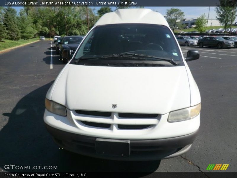 Bright White / Mist Gray 1999 Dodge Grand Caravan Wheelchair Conversion