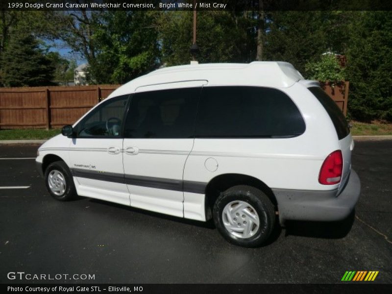 Bright White / Mist Gray 1999 Dodge Grand Caravan Wheelchair Conversion