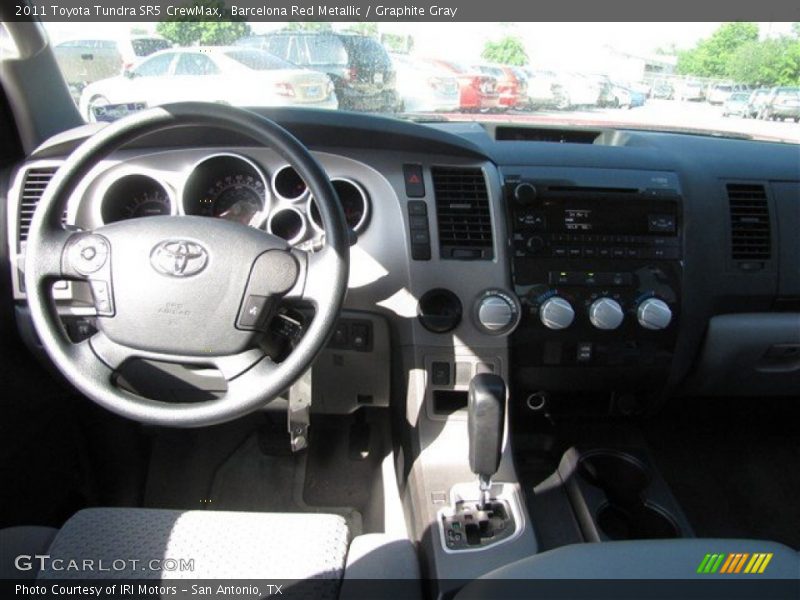 Barcelona Red Metallic / Graphite Gray 2011 Toyota Tundra SR5 CrewMax