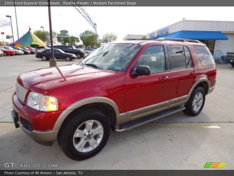Redfire Metallic / Medium Parchment Beige 2003 Ford Explorer Eddie Bauer