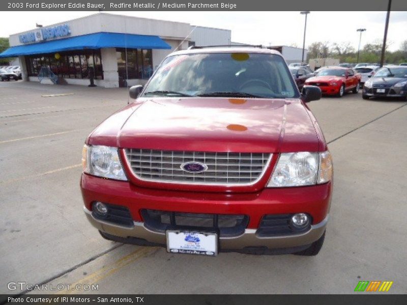 Redfire Metallic / Medium Parchment Beige 2003 Ford Explorer Eddie Bauer
