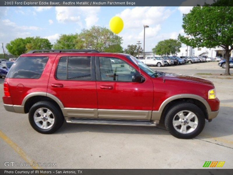 Redfire Metallic / Medium Parchment Beige 2003 Ford Explorer Eddie Bauer