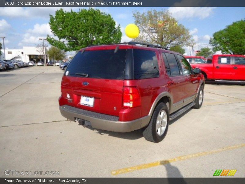 Redfire Metallic / Medium Parchment Beige 2003 Ford Explorer Eddie Bauer