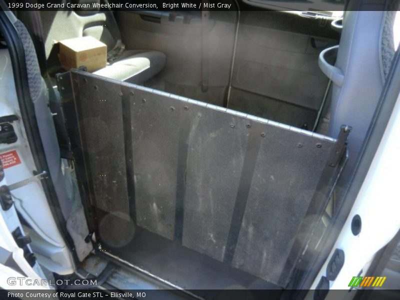 Bright White / Mist Gray 1999 Dodge Grand Caravan Wheelchair Conversion