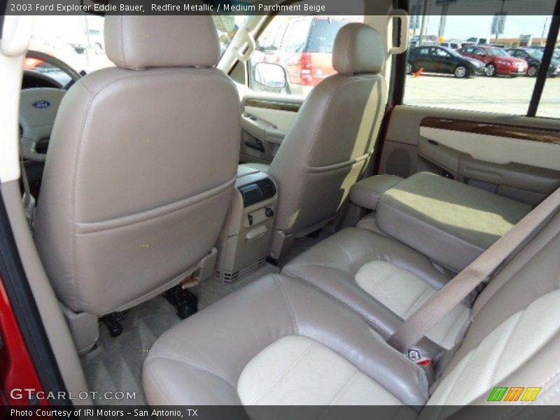 Redfire Metallic / Medium Parchment Beige 2003 Ford Explorer Eddie Bauer
