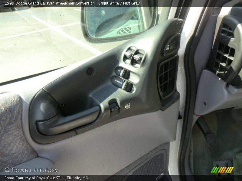 Bright White / Mist Gray 1999 Dodge Grand Caravan Wheelchair Conversion