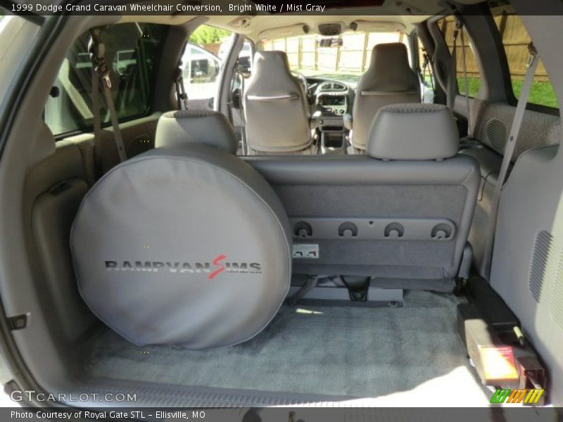 Bright White / Mist Gray 1999 Dodge Grand Caravan Wheelchair Conversion