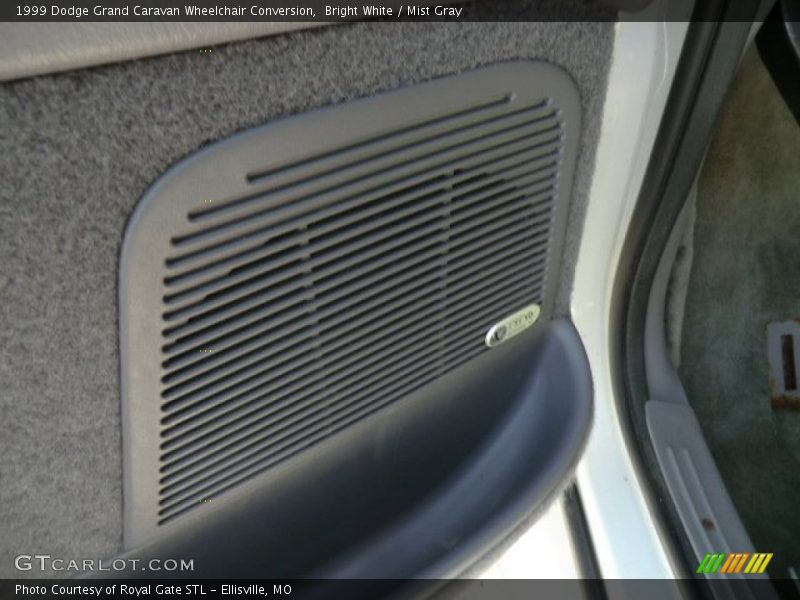 Bright White / Mist Gray 1999 Dodge Grand Caravan Wheelchair Conversion