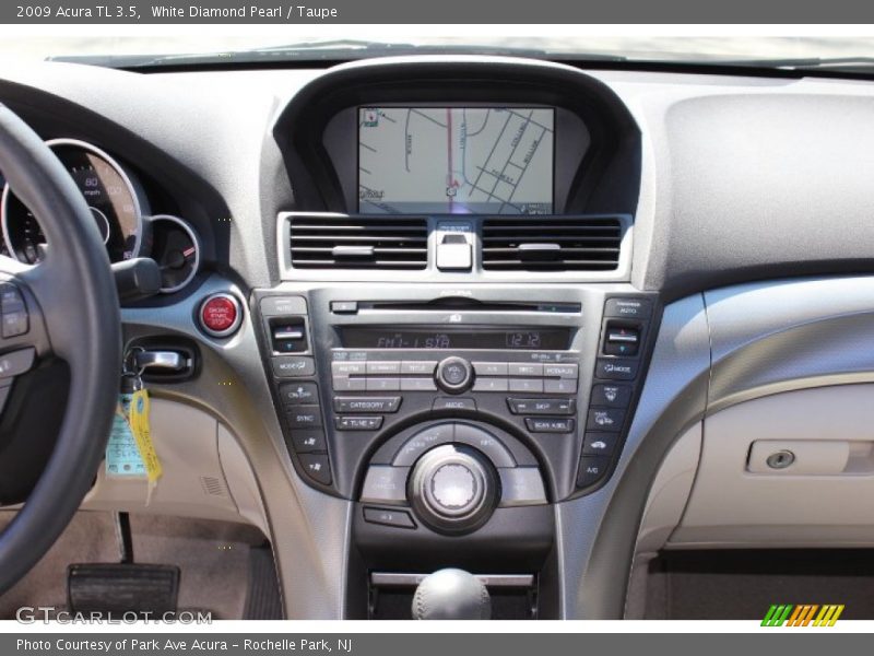 White Diamond Pearl / Taupe 2009 Acura TL 3.5