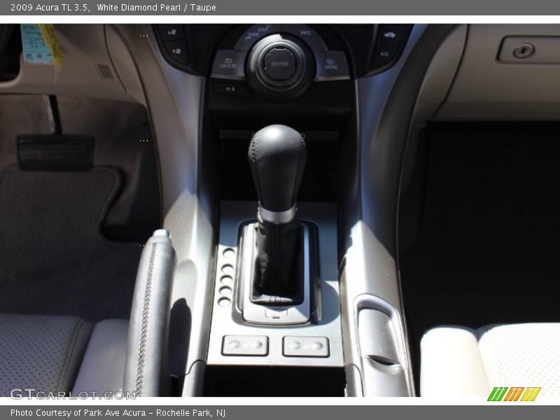 White Diamond Pearl / Taupe 2009 Acura TL 3.5