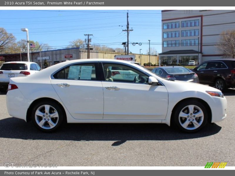 Premium White Pearl / Parchment 2010 Acura TSX Sedan