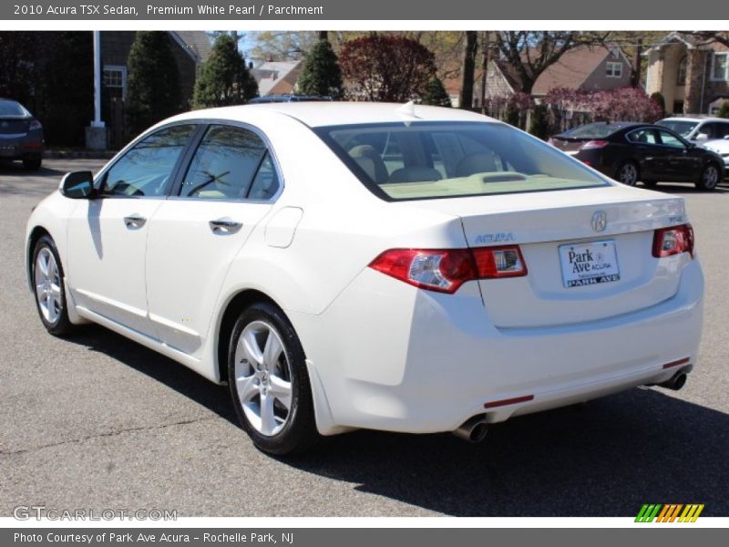 Premium White Pearl / Parchment 2010 Acura TSX Sedan