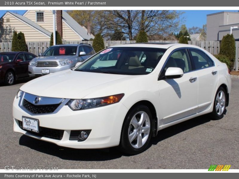 Premium White Pearl / Parchment 2010 Acura TSX Sedan