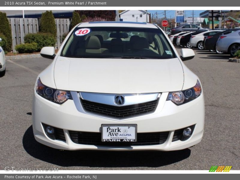 Premium White Pearl / Parchment 2010 Acura TSX Sedan