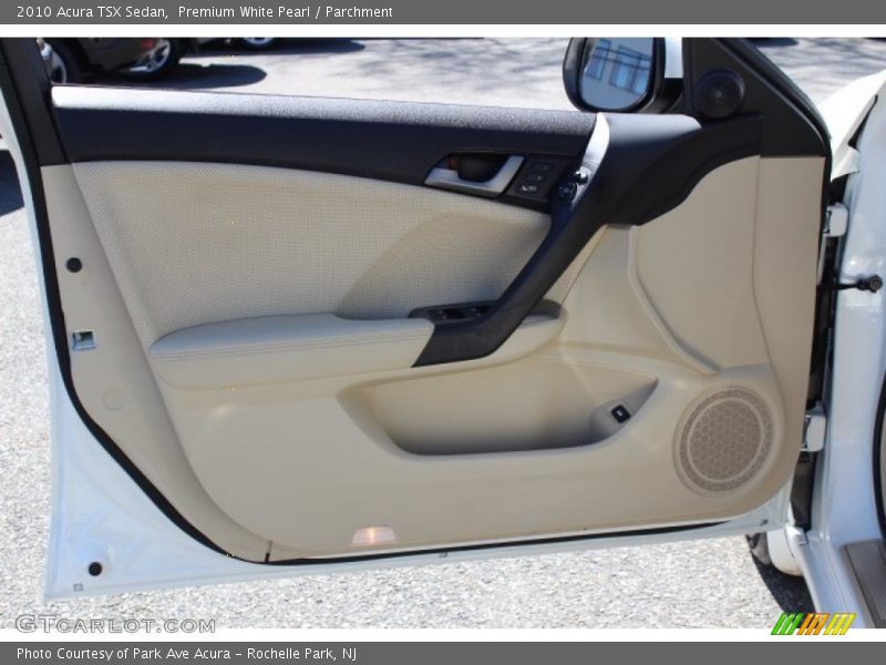 Premium White Pearl / Parchment 2010 Acura TSX Sedan