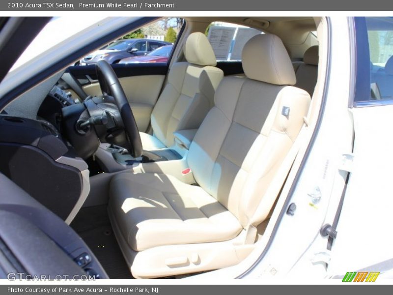 Premium White Pearl / Parchment 2010 Acura TSX Sedan
