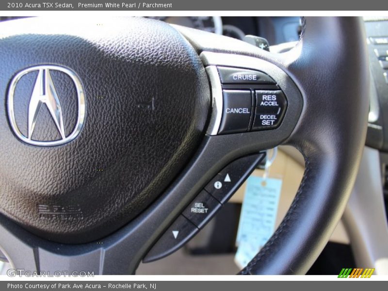 Premium White Pearl / Parchment 2010 Acura TSX Sedan