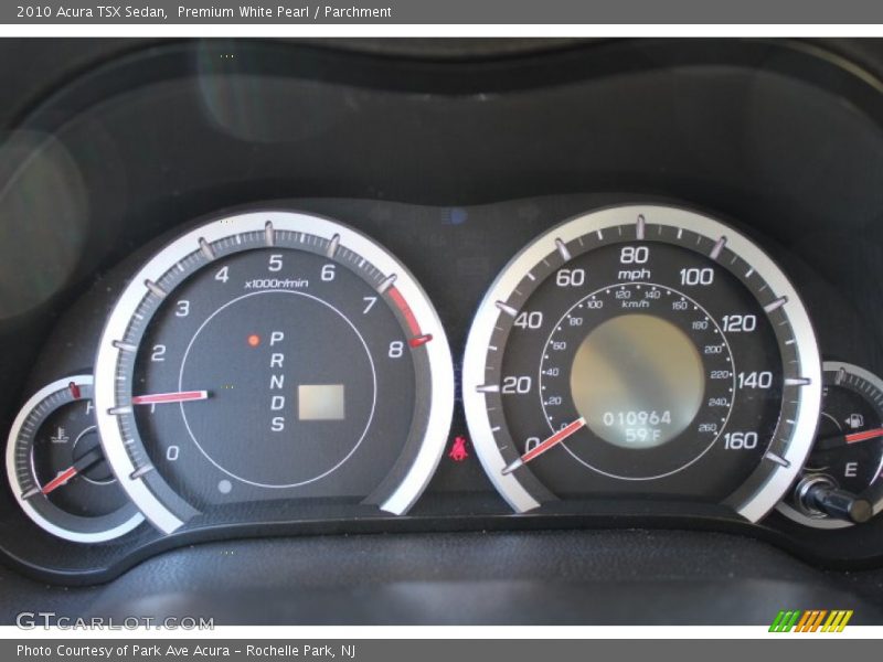 Premium White Pearl / Parchment 2010 Acura TSX Sedan