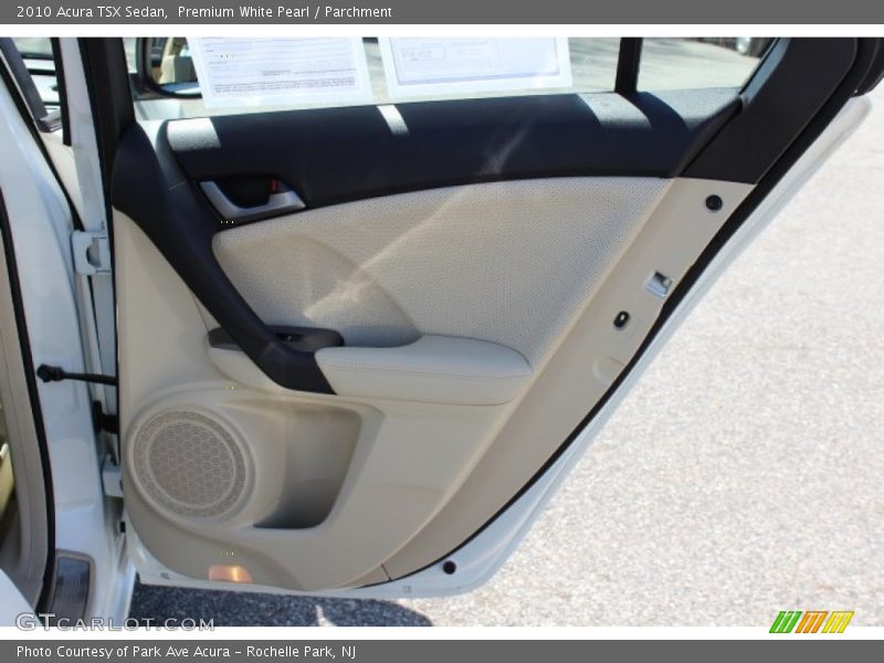 Premium White Pearl / Parchment 2010 Acura TSX Sedan