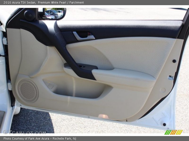 Premium White Pearl / Parchment 2010 Acura TSX Sedan