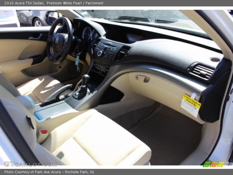 Premium White Pearl / Parchment 2010 Acura TSX Sedan