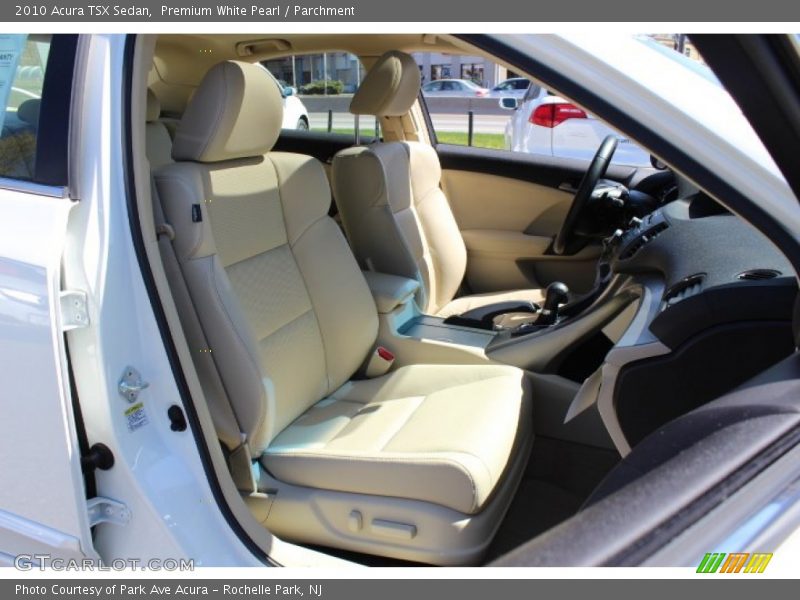 Premium White Pearl / Parchment 2010 Acura TSX Sedan