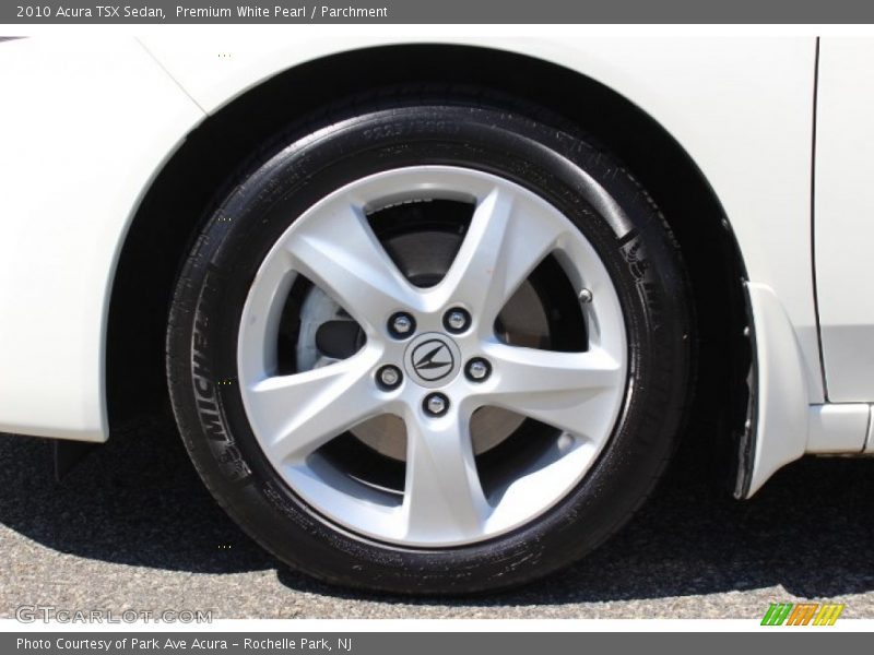 Premium White Pearl / Parchment 2010 Acura TSX Sedan