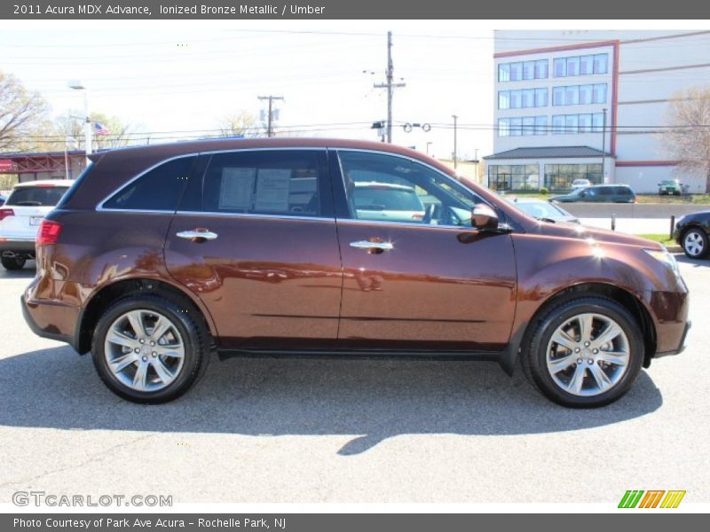 Ionized Bronze Metallic / Umber 2011 Acura MDX Advance