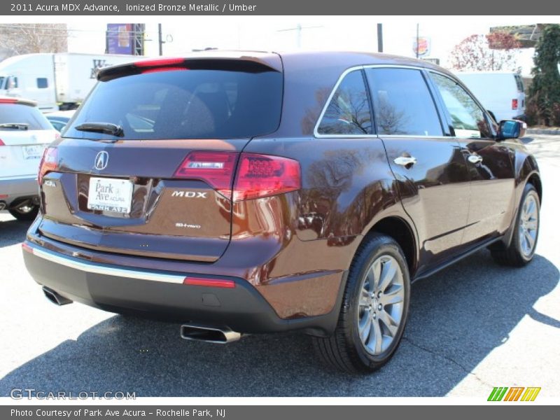 Ionized Bronze Metallic / Umber 2011 Acura MDX Advance