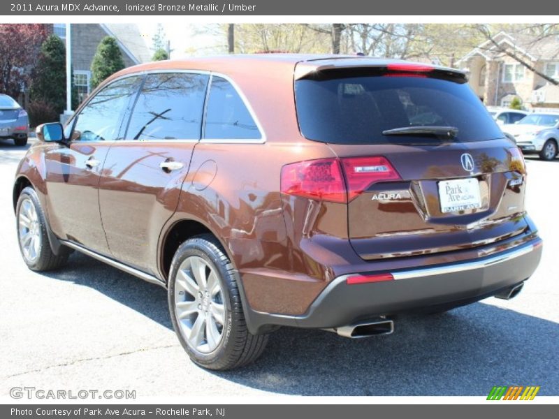 Ionized Bronze Metallic / Umber 2011 Acura MDX Advance