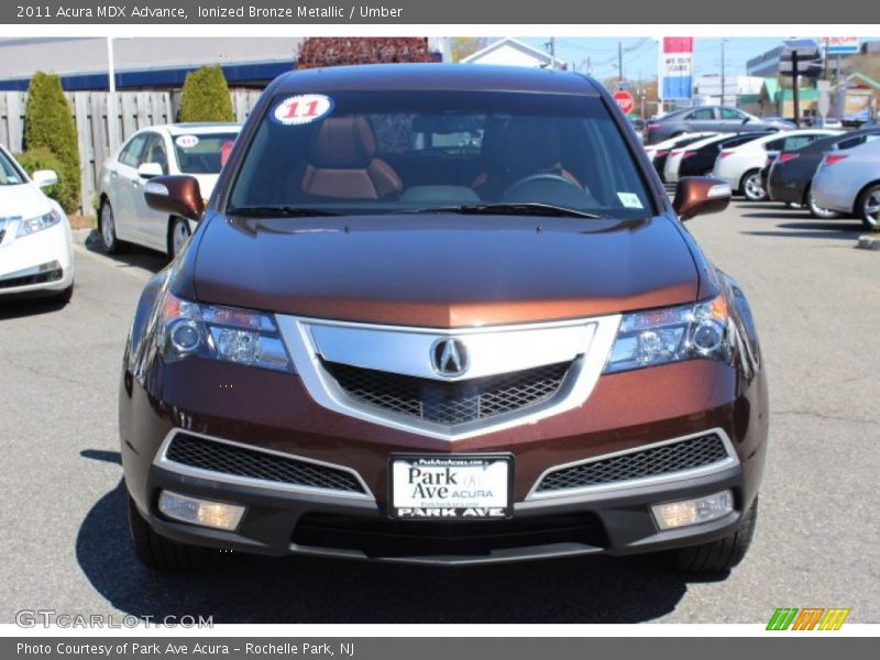 Ionized Bronze Metallic / Umber 2011 Acura MDX Advance