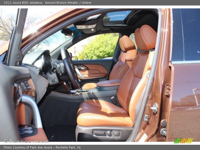  2011 MDX Advance Umber Interior