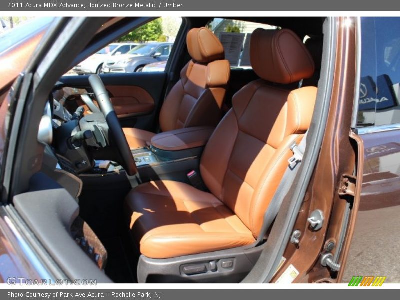 Ionized Bronze Metallic / Umber 2011 Acura MDX Advance