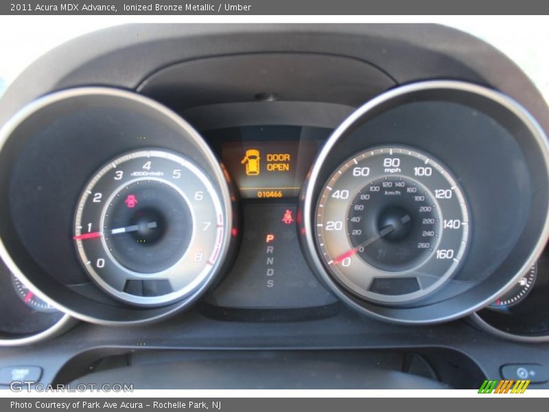  2011 MDX Advance Advance Gauges