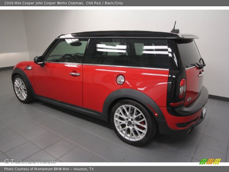 Chili Red / Black/Grey 2009 Mini Cooper John Cooper Works Clubman