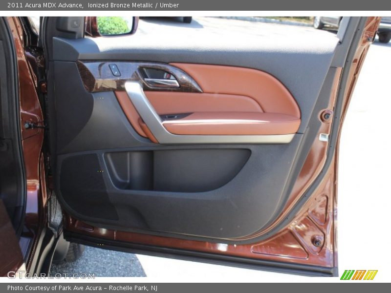 Ionized Bronze Metallic / Umber 2011 Acura MDX Advance