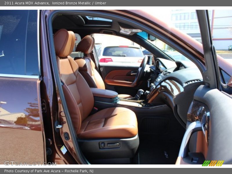 Ionized Bronze Metallic / Umber 2011 Acura MDX Advance