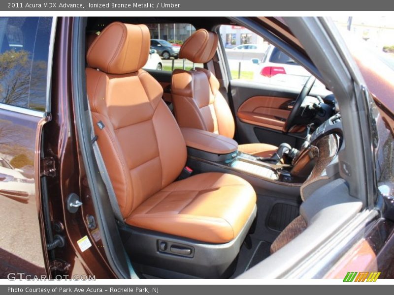 Ionized Bronze Metallic / Umber 2011 Acura MDX Advance