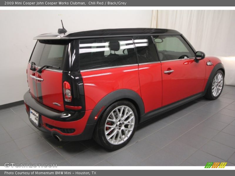Chili Red / Black/Grey 2009 Mini Cooper John Cooper Works Clubman