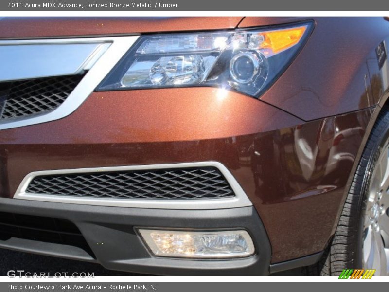 Ionized Bronze Metallic / Umber 2011 Acura MDX Advance