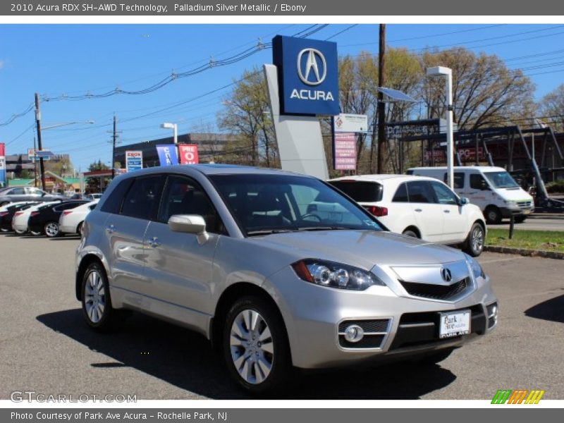 Palladium Silver Metallic / Ebony 2010 Acura RDX SH-AWD Technology