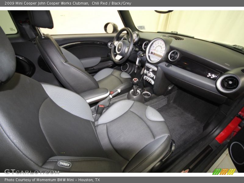 Chili Red / Black/Grey 2009 Mini Cooper John Cooper Works Clubman
