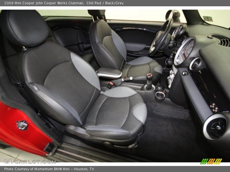 Chili Red / Black/Grey 2009 Mini Cooper John Cooper Works Clubman