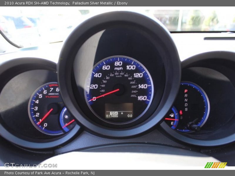 Palladium Silver Metallic / Ebony 2010 Acura RDX SH-AWD Technology