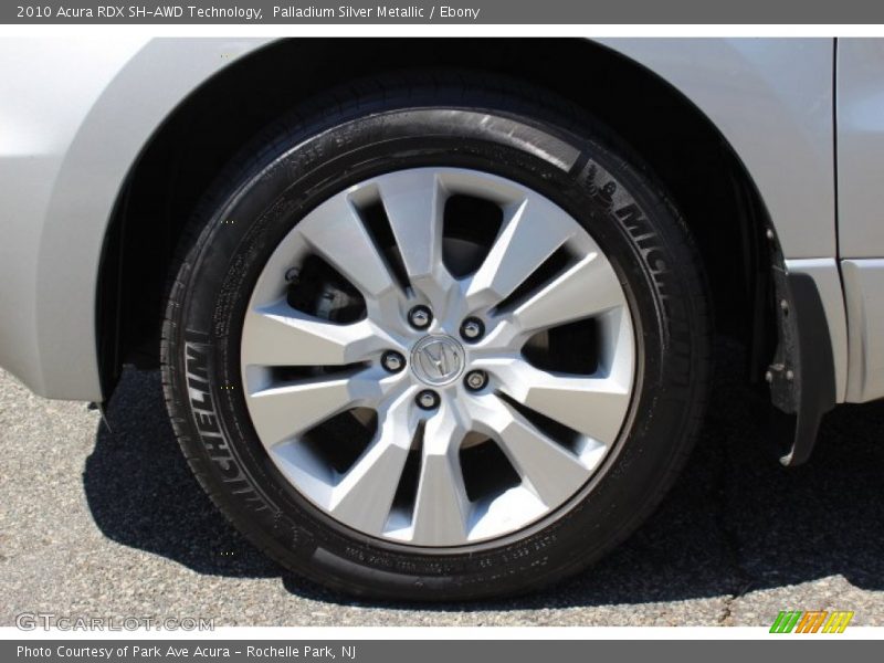 Palladium Silver Metallic / Ebony 2010 Acura RDX SH-AWD Technology