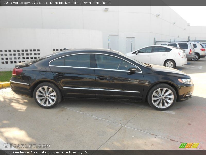 Deep Black Metallic / Desert Beige/Black 2013 Volkswagen CC V6 Lux