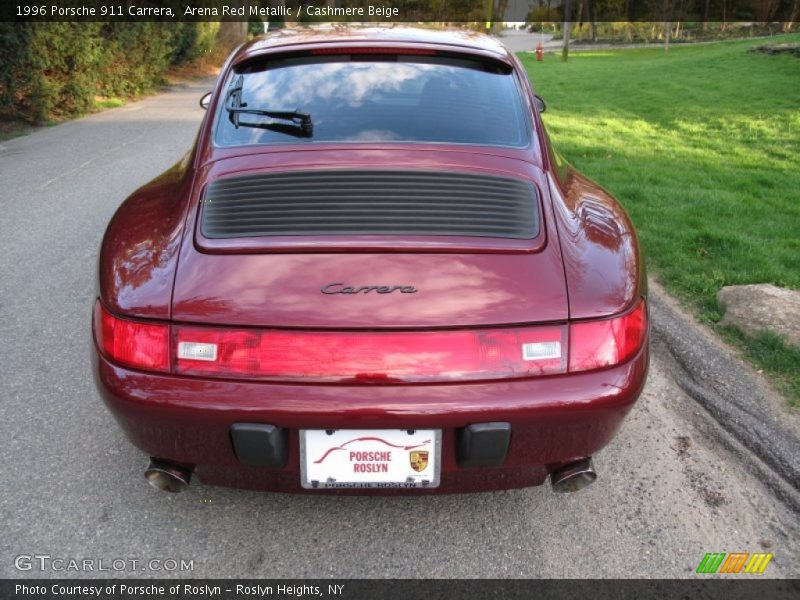 Arena Red Metallic / Cashmere Beige 1996 Porsche 911 Carrera