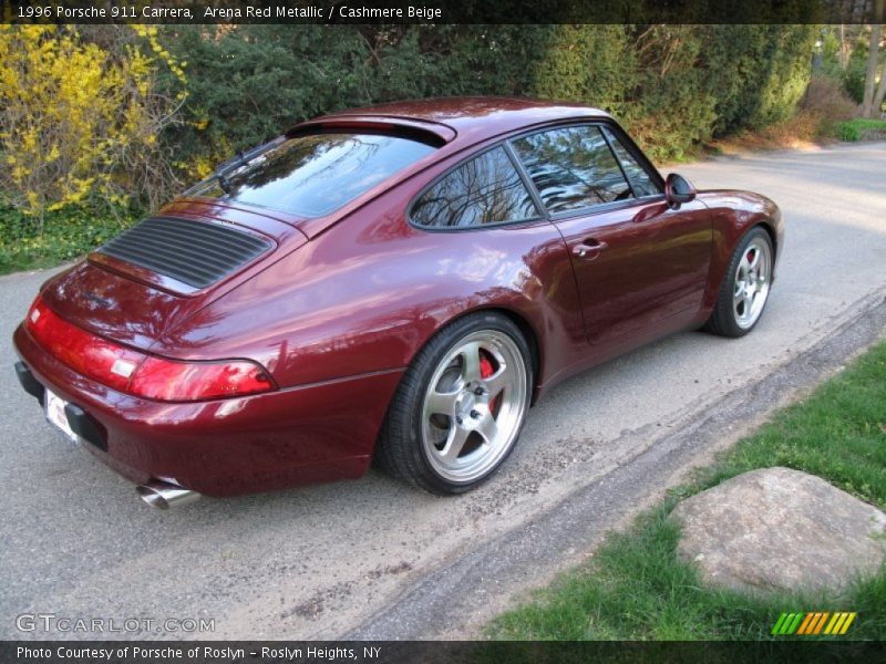 Arena Red Metallic / Cashmere Beige 1996 Porsche 911 Carrera